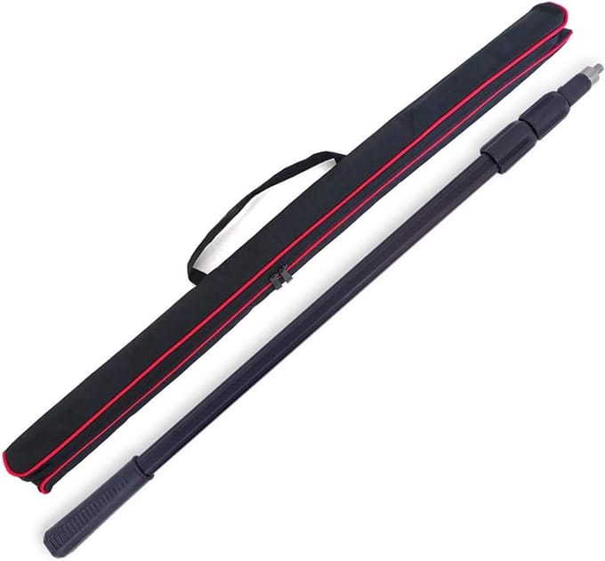 Boompole Microfoonhengel - Tonengel microfoon - Video opnames - Uitschuifbaar 2 meter - 82-206cm