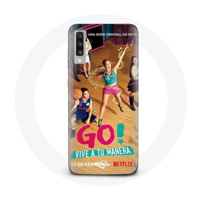 Case voor Samsung Galaxy A70 Volg je dromen Lupe Mia en Álvaro Go! Leef op jouw manier