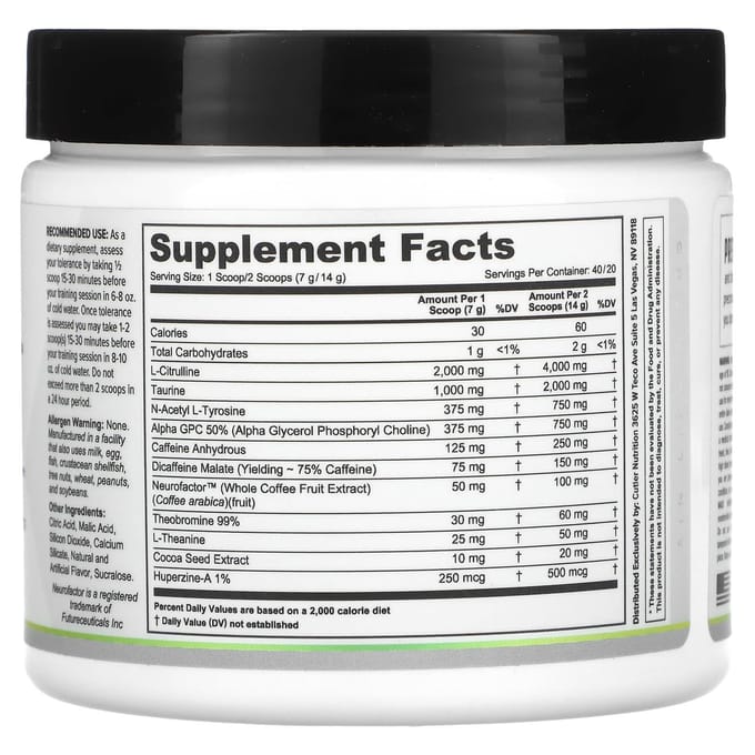 Cutler Nutrition, Prevail, Pre-Workout Primer, Zure Limoen Gummies, 9.8 oz (280 g)