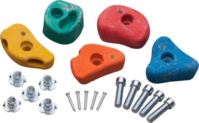 SwingKing Climbing Stone Set Small with 2 holes 5 pcs.