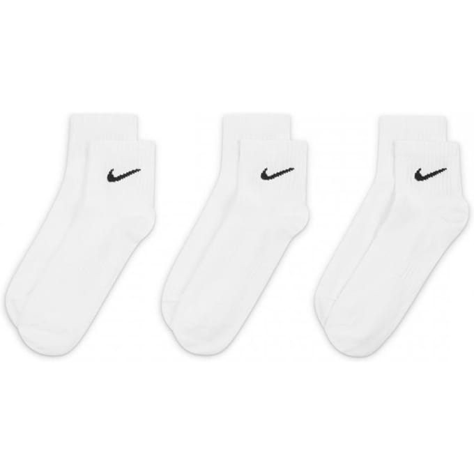 Chaussettes fines Nike Everyday ankle 3 paires Sx7677 100 024 white