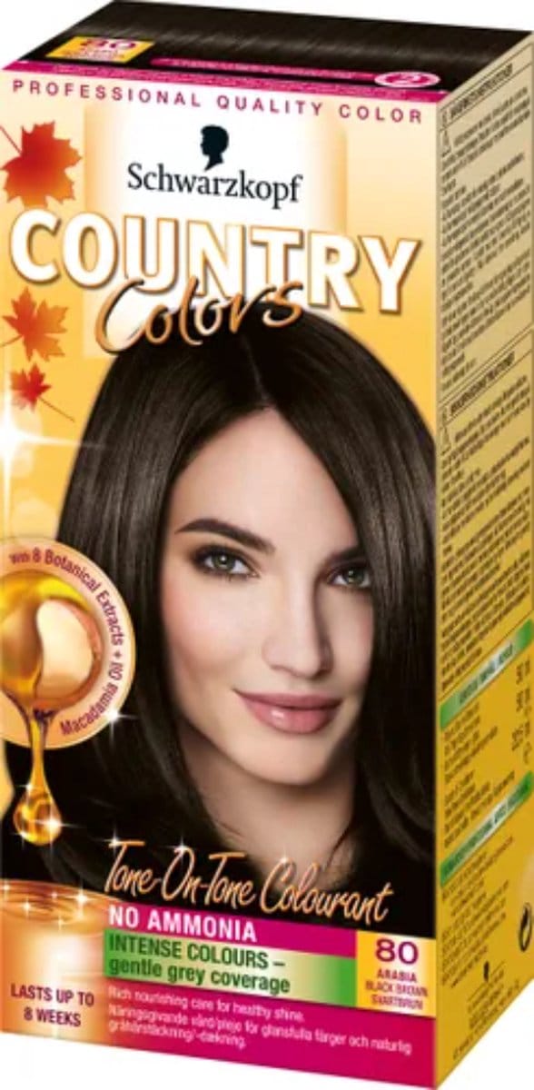 Schwarzkopf Country Colors Arabia Zwartbruin 80