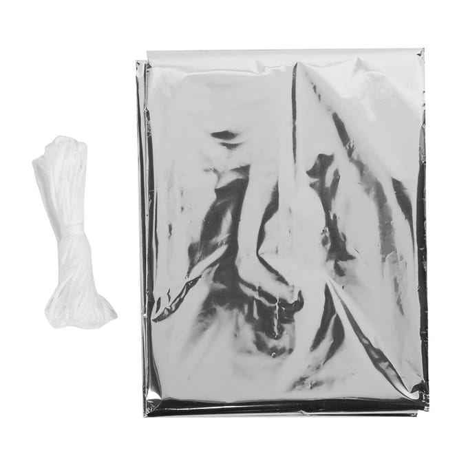 Noodtent, deken, slaapzak, outdoor survival, reflecterende, waterdichte schuilplaats white