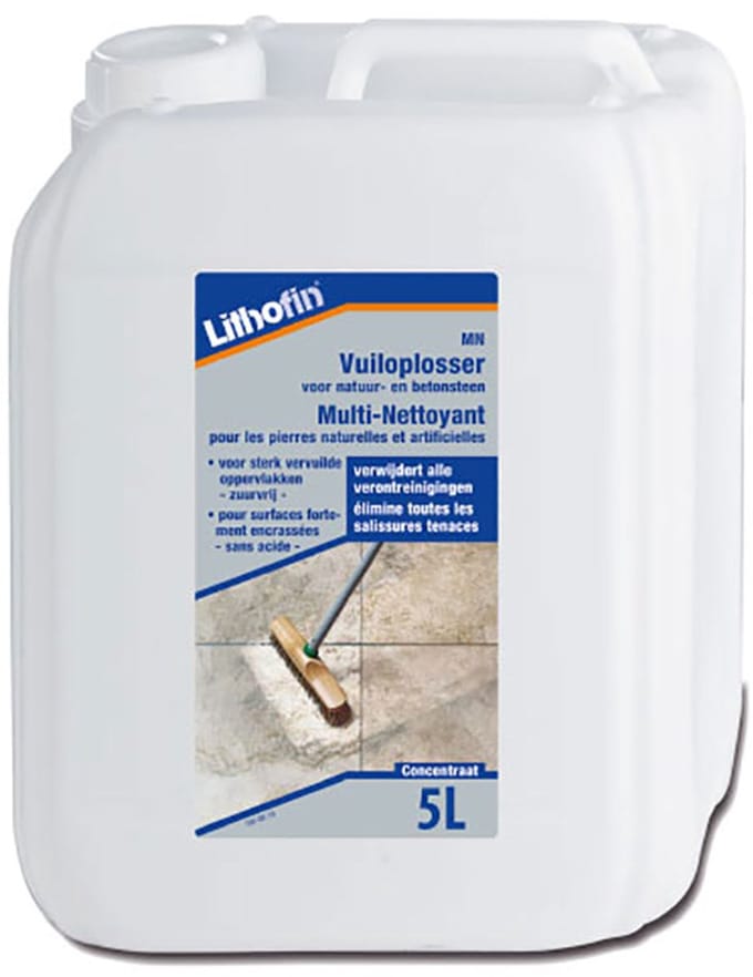 MN Vuiloplosser - Natuursteen reiniger NATUURSTEEN - Lithofin - 5 L