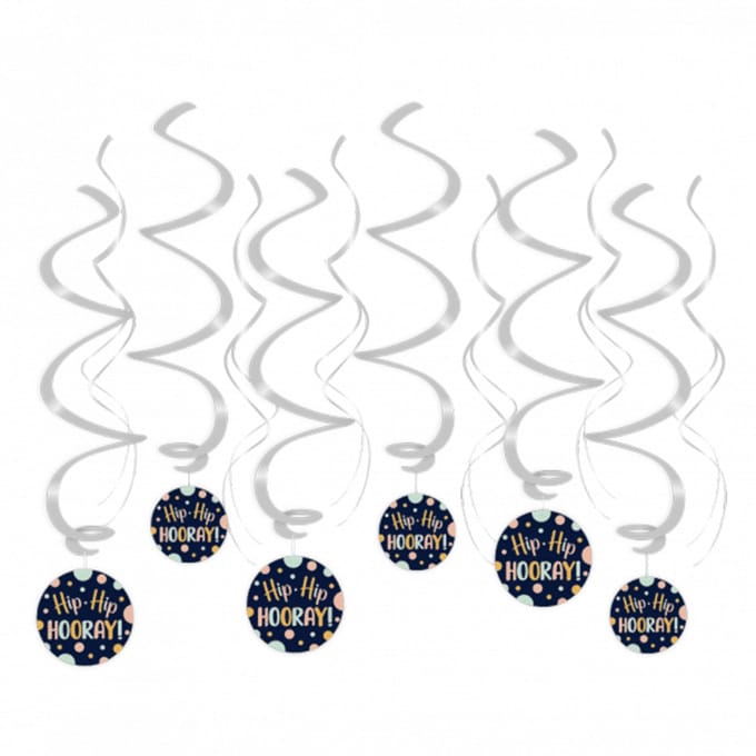 Paperdreams - Hangdecoratie Hip Hip Hooray - (6 stuks)