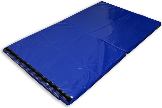 Valmat voor springkussen - Donkerblauw - 2 meter - Dubbel - Gecertificeerd