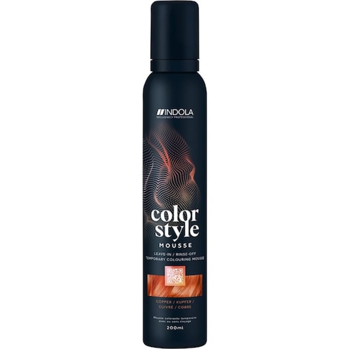 INDOLA Color Style Mousse Koper Haarkleuring Dames 200 ml