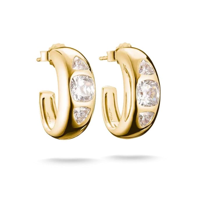 Thomas Sabo - CR759-414-14 - Oorbellen - Dames - 925 Zilver - 2,0cm - Bold Elegance
