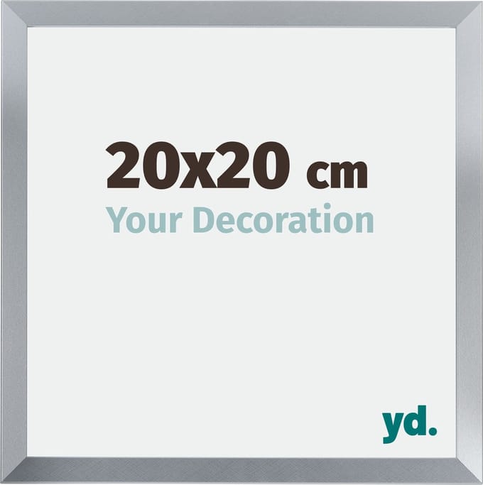 Your Decoration - Fotolijst 20x20 cm - MDF - Zilver Glans - Catania