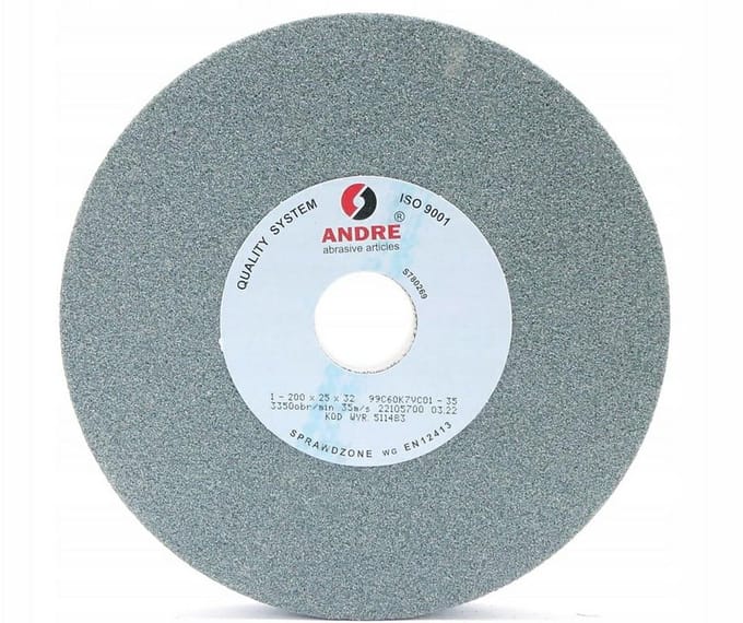 Andre Serie - Platte Slijpsteen - 200mm - Groene Siliciumcarbide - Typ 1