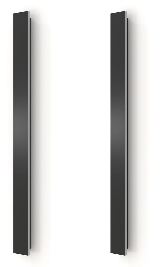 Calex Montevia Villa Wandlamp - Buitenverlichting - Warm Wit Indirect licht - LED - Waterdicht - 100 cm - Zwart - 2-Pack