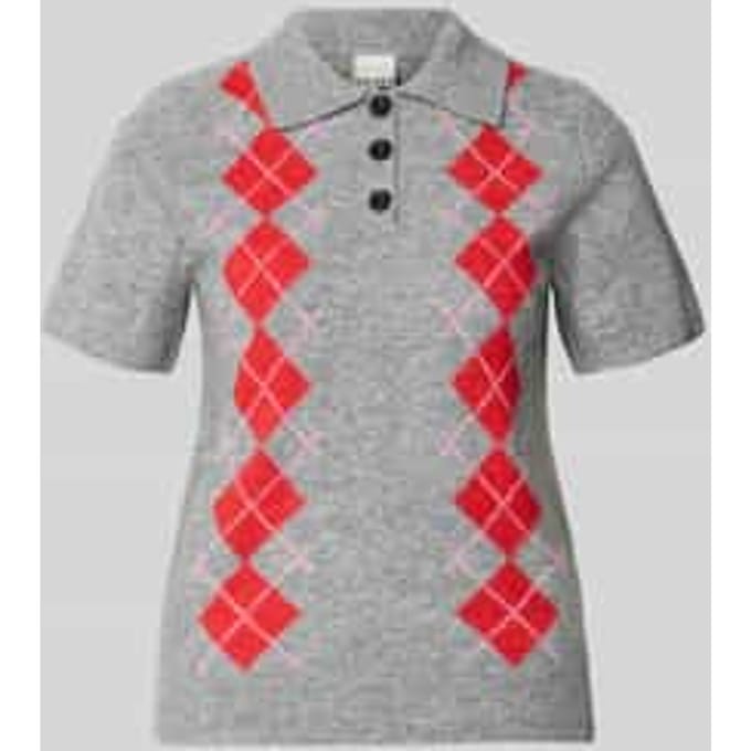Slim Fit poloshirt met wol model 'Dasila'