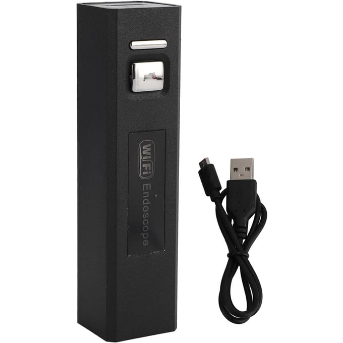Endoscope sans fil multifonctionnel portable WiFi avec écran d'affichage pour l'automobile et black
