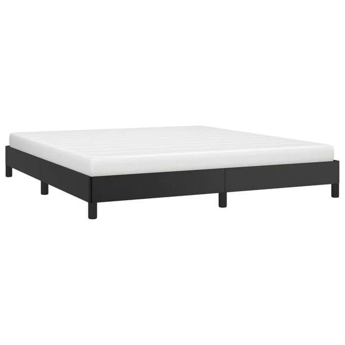 vidaXL - Bedframe - kunstleer - zwart - 180x200 - cm