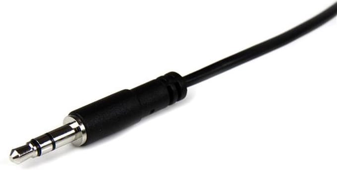 StarTech 1m Slanke 3,5mm Stereo Audio Verlengkabel - M/F