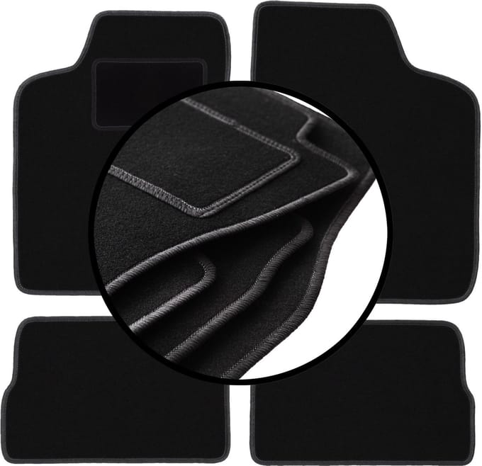 Set veloursmatten voor: Daewoo Nexia hatchback, sedan (1994-1998)