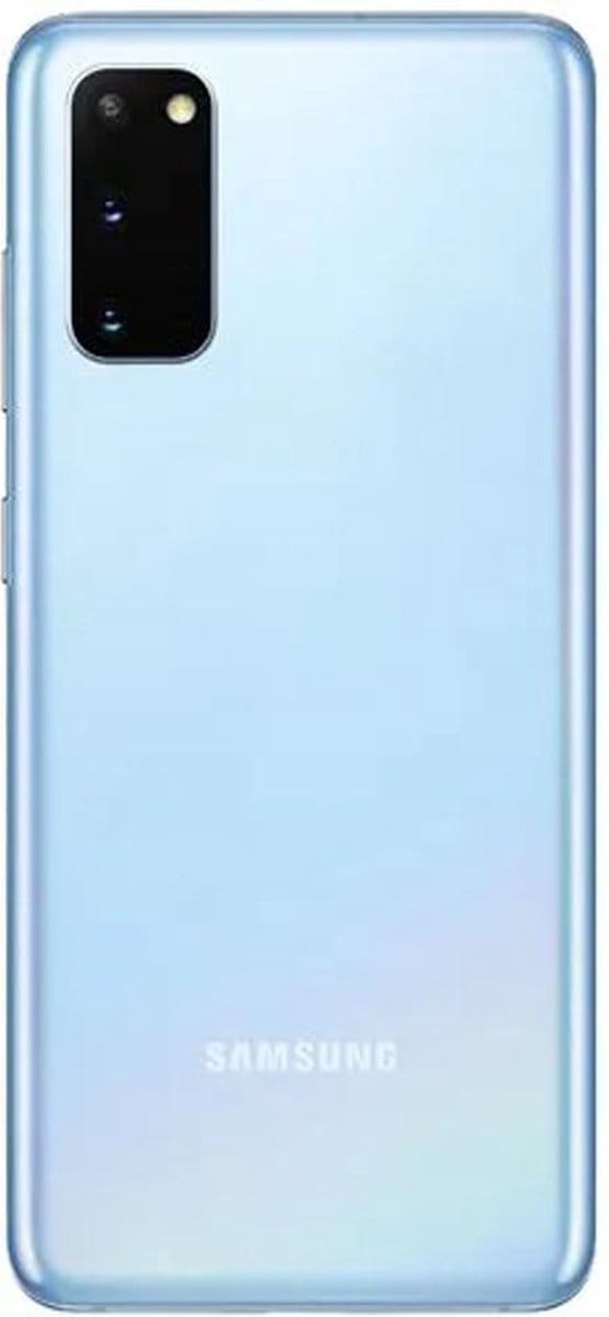 Achterkant Geschikt voor Samsung Galaxy S20 – Premium – Blauw