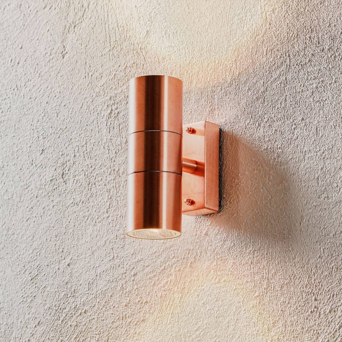 Nordlux TIN Double Wall - koperkleurige lamp