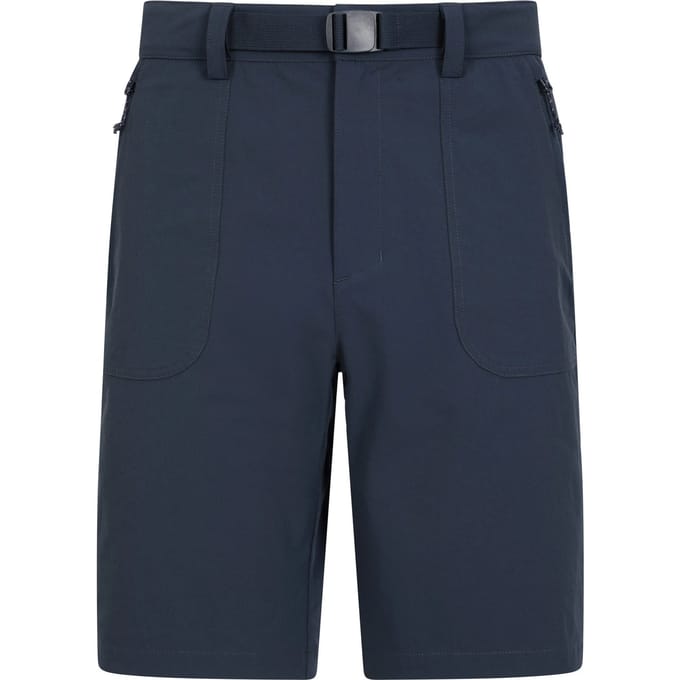 Mountain Warehouse Heren Grassland Korte Broek met Riem (Marine)