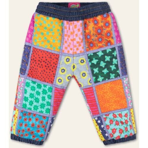 Oilily Playfull Broek- maat80/18m Blauw indigo