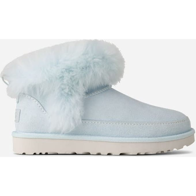 UGG® Classic Ultra Mini Chalet-laars in Reef Blue, Maat 38, Suede