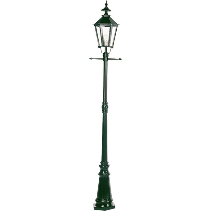 K.S. Verlichting Lantaarnpaal Manchester 1-lamp groen