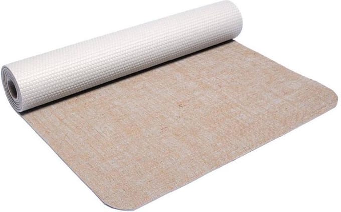 Yogamat jute grijs - Yogi & Yogini
