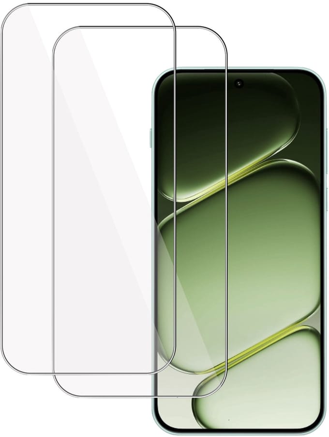 2x TechNow Screenprotector geschikt voor OnePlus Nord 6 Screenprotector - Gehard Glas - Rounded - Proteqt+
