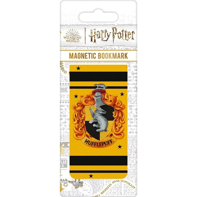 Harry Potter - Colourful Crest Hufflepuff - Boekenlegger - Magnetisch