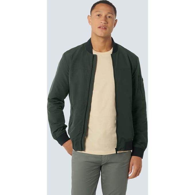 No Excess Jacket Short Fit Bomber Dark Steel Größe: S | Bomberjacken Outlet | Herren