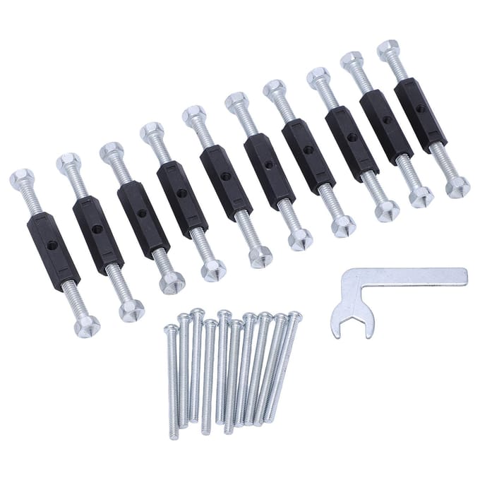 Boîte de jonction Type 86 Outil de réparation Boulon de support Clé Ensemble de fixations Rapide pour réparation d'interrupteur mural et de prise 86 Support isolant