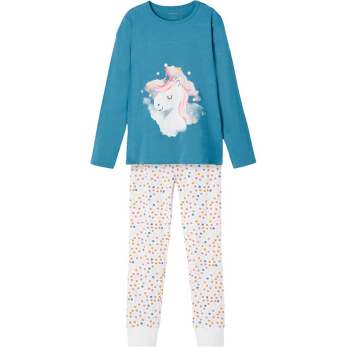 NAME IT NKFNIGHTSET REAL TEAL UNICORN NOOS Meisjes - Maat 8692