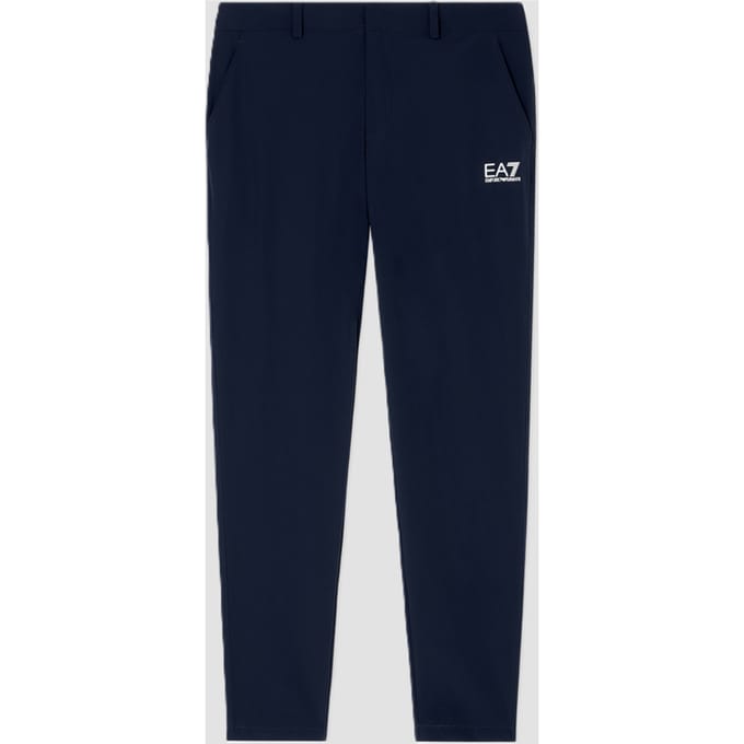 broek in technische stof man marine blauw