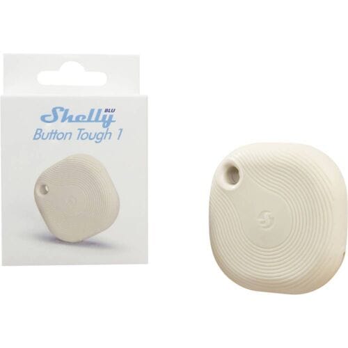 Shelly BLU Button Tough 1 Ivory Afstandsbediening, Toets Bluetooth Low Energy