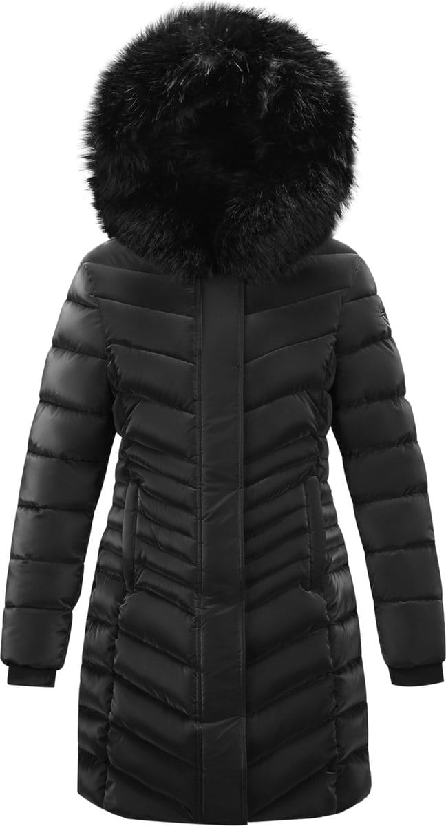Paragoose Menu GLOSSY Dames Winterjas - Black- Model 2025-Maat S