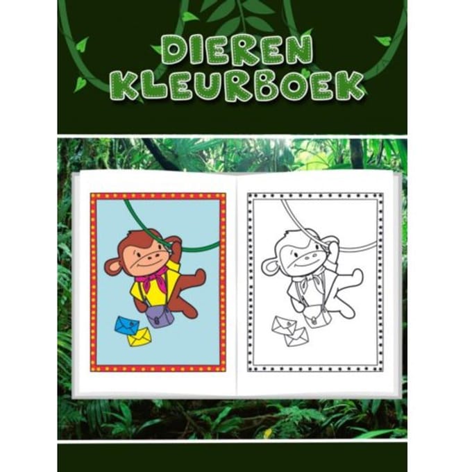 Leuk Dieren Kleurboek Voor Kinderen - Mieke Stevens