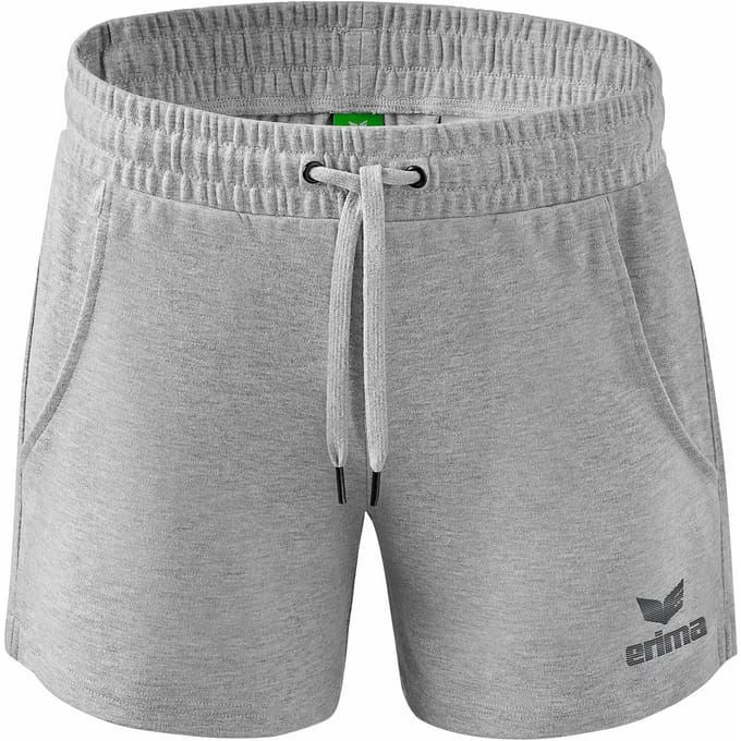 Erima Essential Team Sweatshort Dames - Licht Grey Melange | Maat: 38