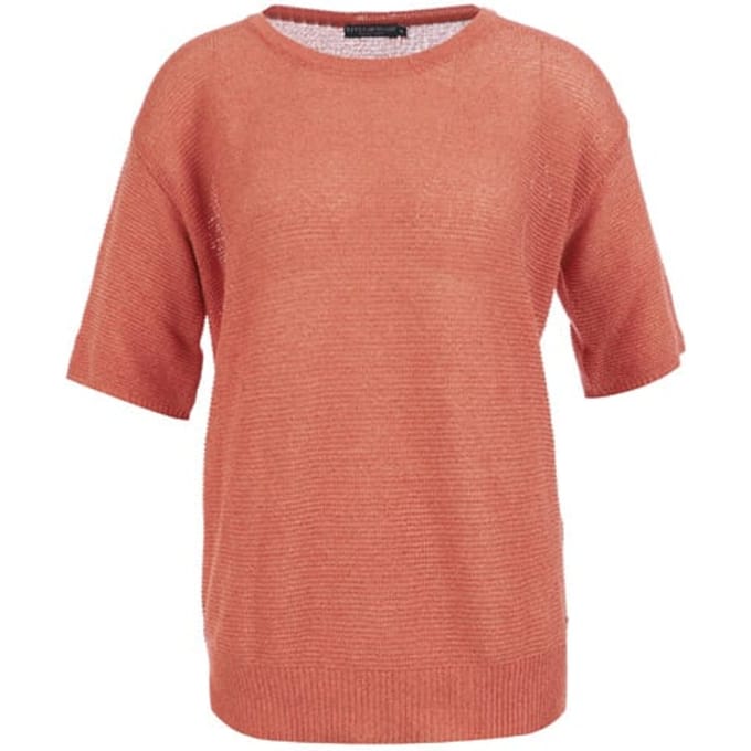River Woods Crew Neck Lurex Swt Ss Orange Größe: S | Pullover Outlet | Damen | Orange