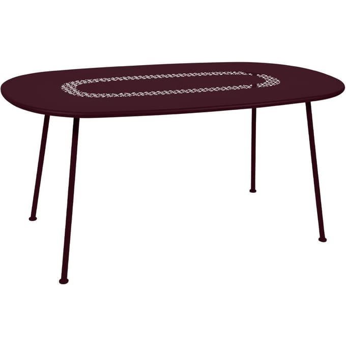 Fermob Lorette Tafel ovaal - B9 zwarte kers