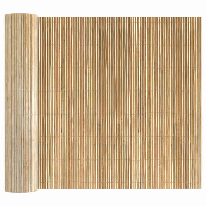 vidaXL Bamboehek Naturel 400 x 150 cm Bamboe