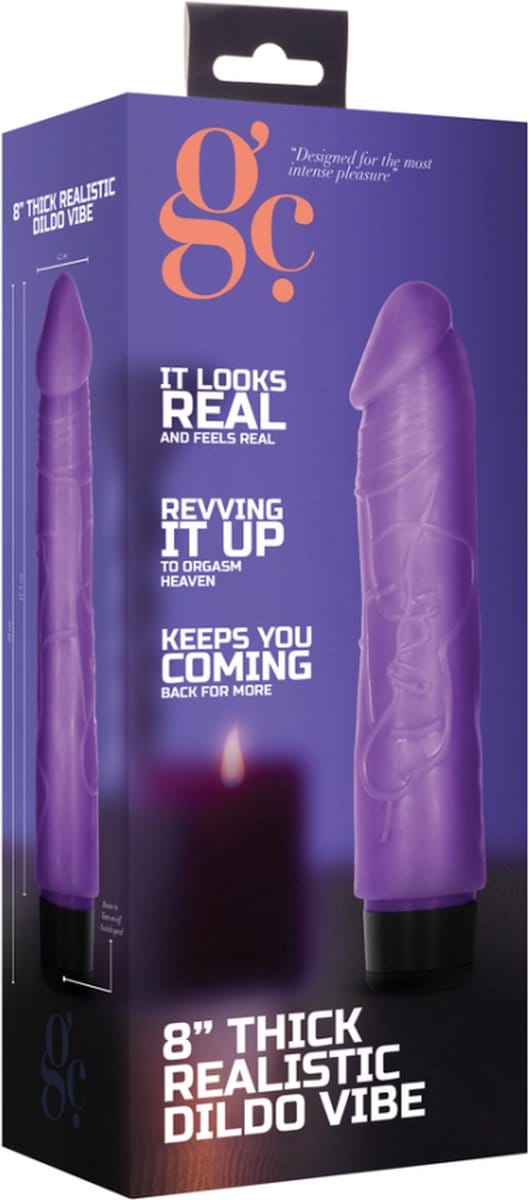 GC by Shots - Thick Realistic Dildo Vibrator - 8 / 20 cm