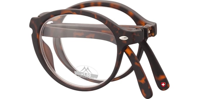 Montana Opvouwbare Leesbril Matbruin Sterkte +2,00 (box66a)