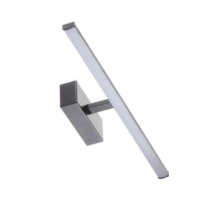 Fabas Luce LED wandlamp Nala, zwart, breedte 50 cm