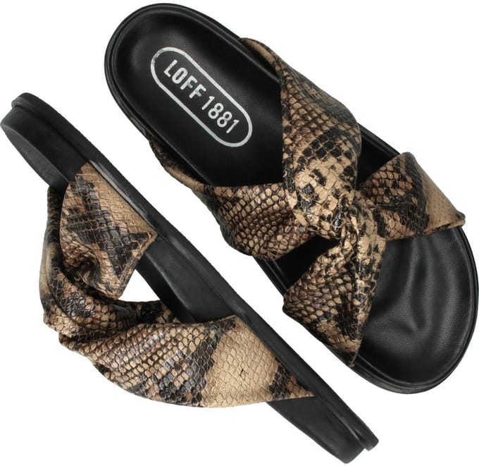 LOFF 1881 Slippers - Dames - Beige - Maat:41