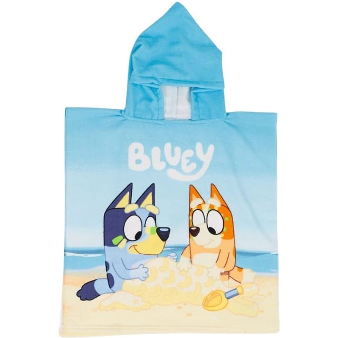 Bluey badPoncho 55x110cm Polyester Sneldrogend