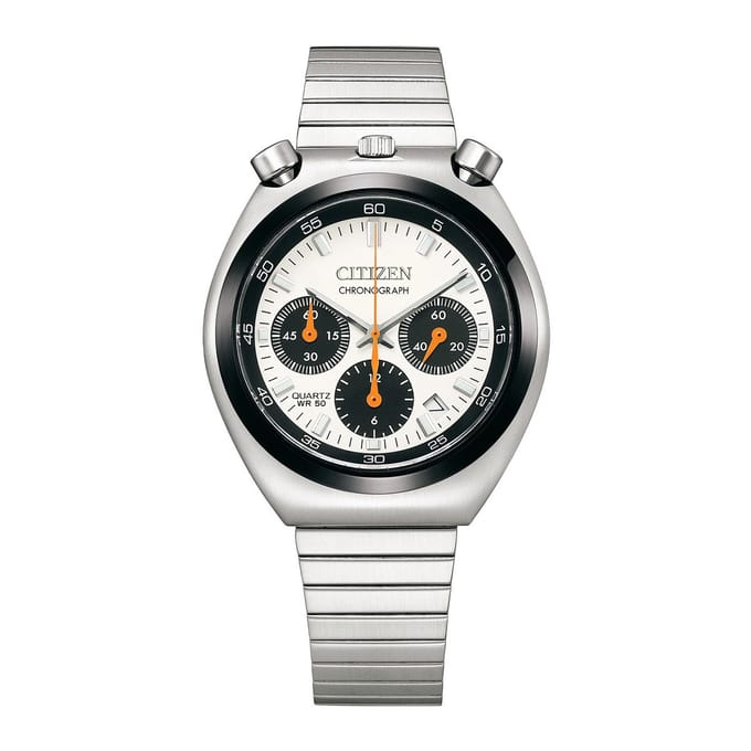Citizen Bullhead Challenge Timer AN3660-81A Horloge - Staal - Zilverkleurig - Ø 38 mm
