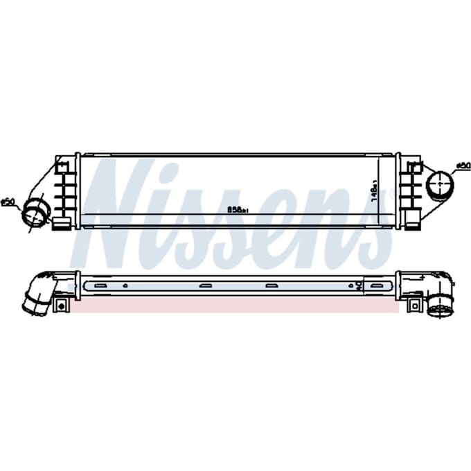 Intercooler NISSENS 96560