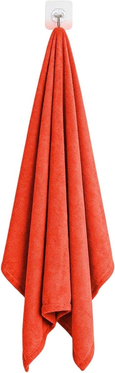 Autodroogdoek - Microvezeldoek - Auto reinigen - Extra absorberend - 180x60cm - Oranje