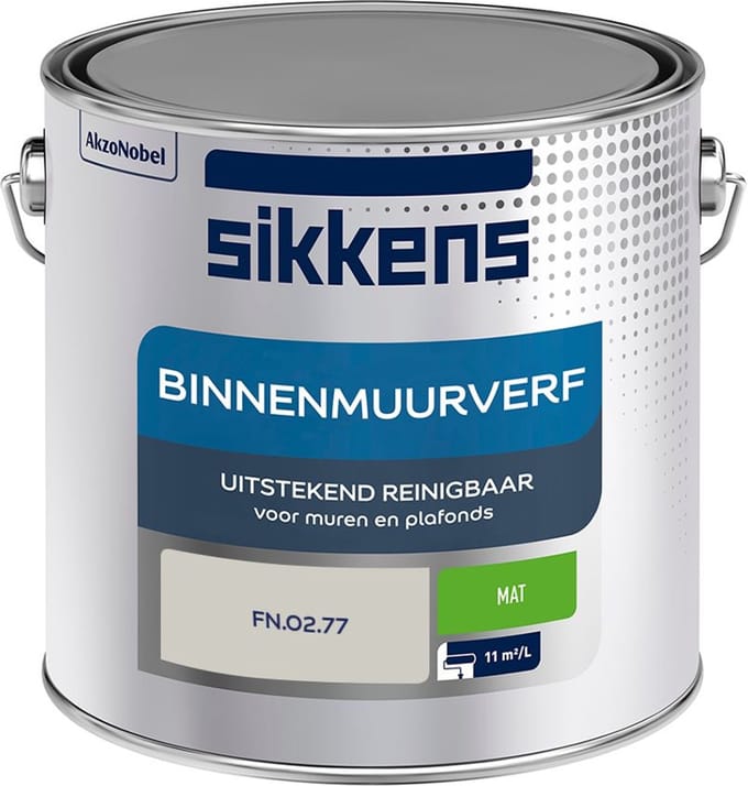 Sikkens - Binnenmuurverf Mat - Fn.02.77 - Mengverf - 2,5 L