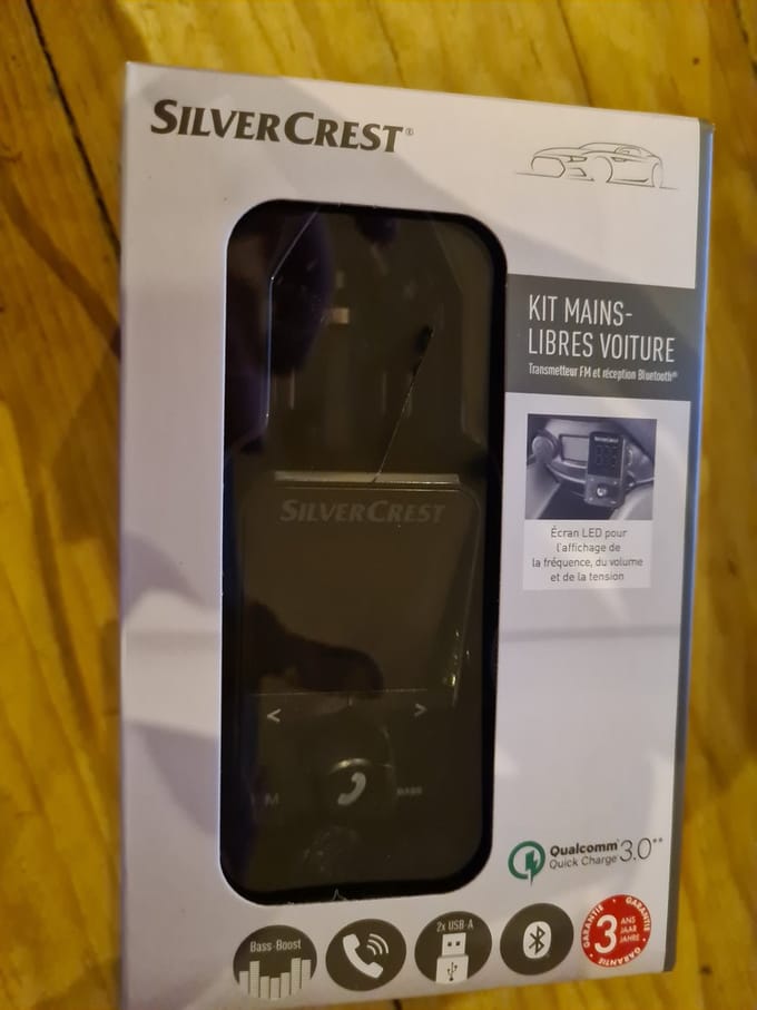 Silvercrest Handsfree-installatie voor de auto Bluetooth